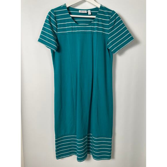 Denim + Company Dresses & Skirts - Vintage denim & co 80s  style T-Shirt Dress SZ S